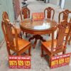 Bộ Hồng Con bàn tròn gỗ gõ đỏ (doanh trại bộ đội)