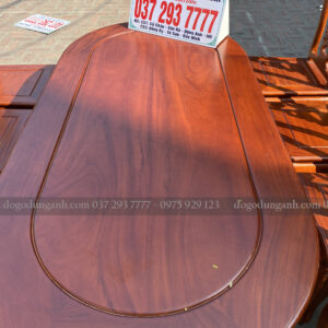 Bộ bàn ăn xẻ quạt