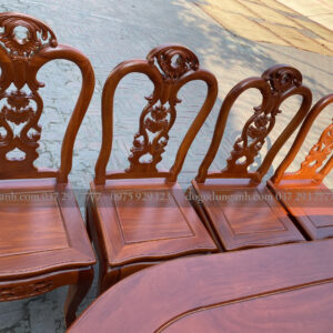 Bộ bàn ăn xẻ quạt