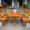 Bộ bàn ghế hiện đại 8 ghế 1 bàn bo góc của chú Nam ở Mê Linh