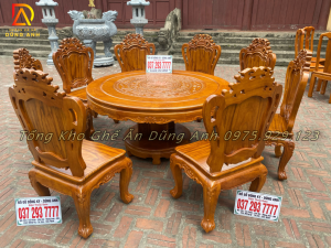 Bộ sản phẩm Trống Đồng Đông Sơn vân ĐẲNG CẤP kết hợp mẫu ghế luis quá tuyệt vời!