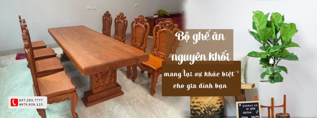 Bộ ghế ăn nguyên khối dogodunganh mang lại sự khác biệt cho gia đình bạn