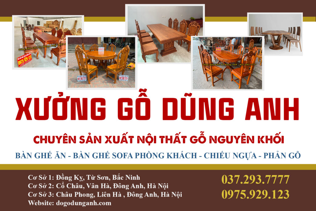 Đồ gỗ Dũng Anh - đem đến cho bạn sự hài lòng tuyệt đối