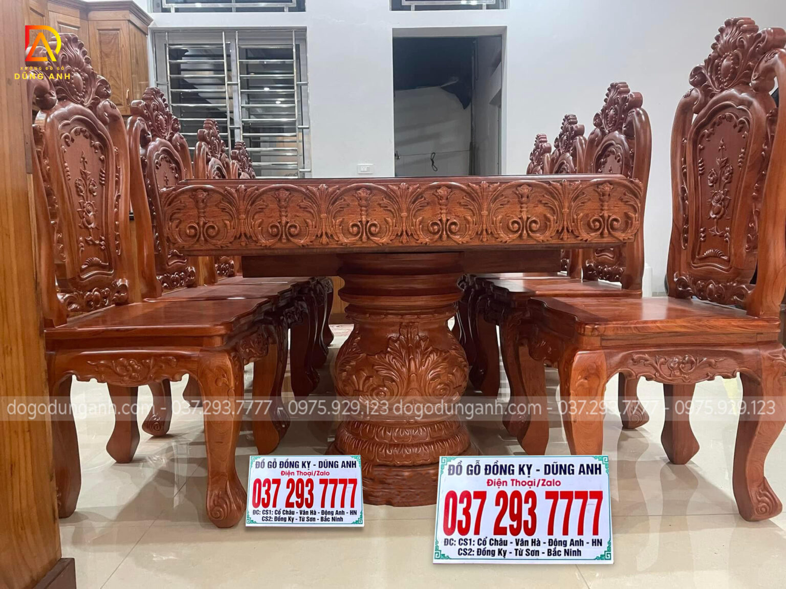 Gỗ gõ đỏ nguyên khối