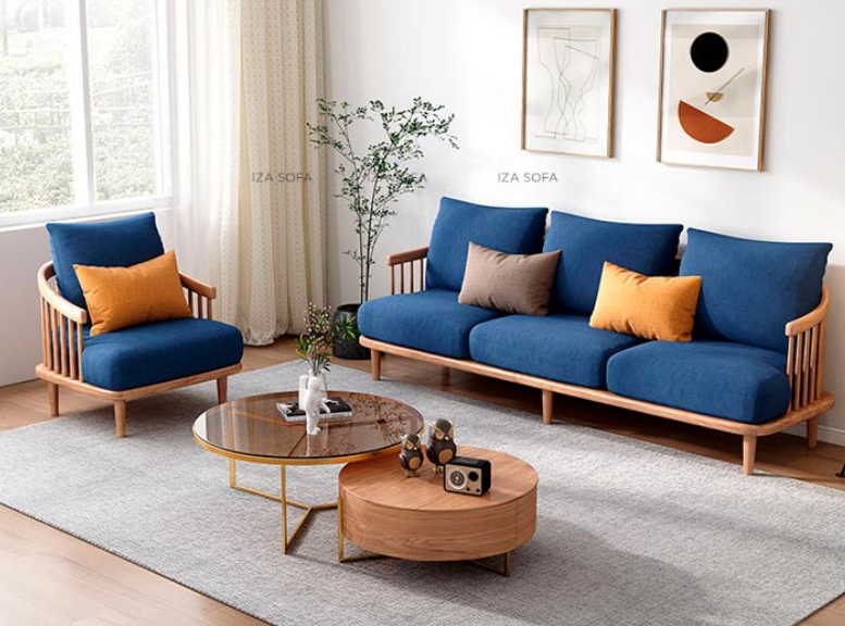 sofa gỗ bình thường