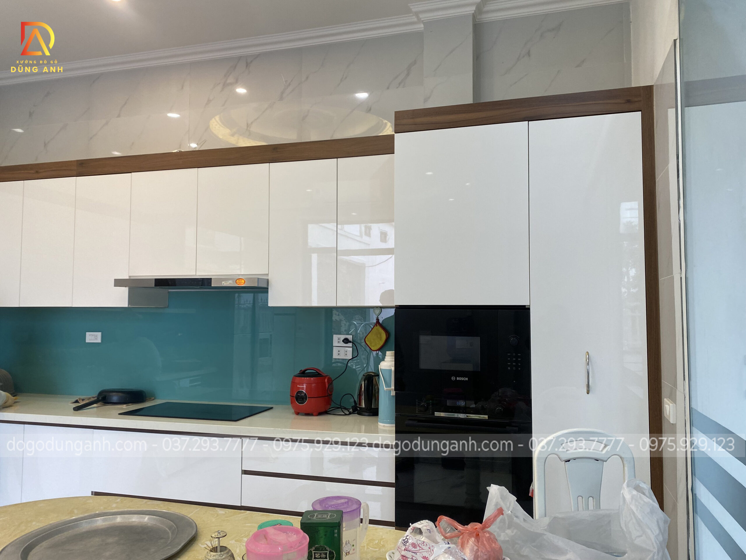 Không gian phòng bếp nhà a Dũng.