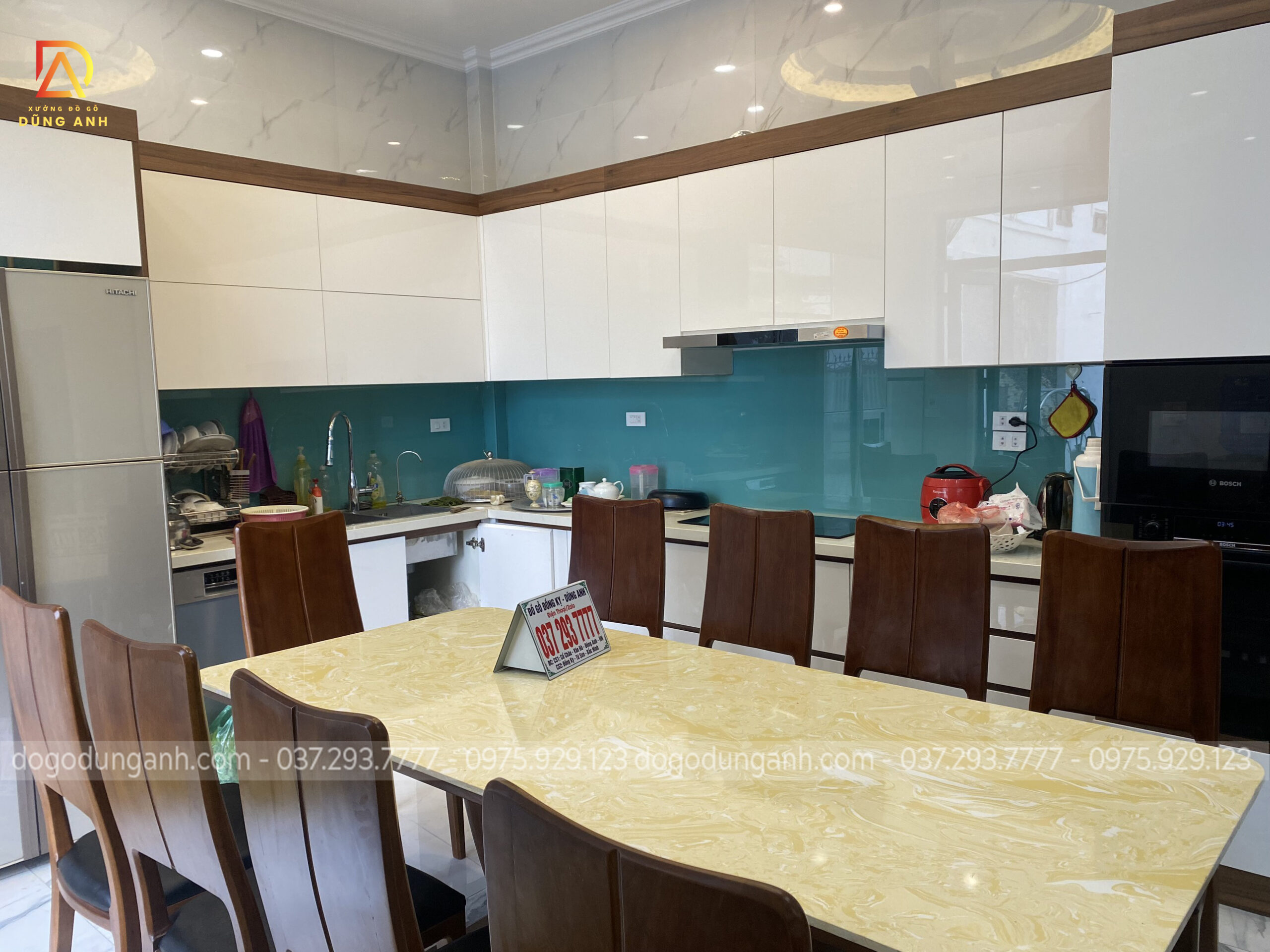 Một góc phòng bếp nhà a Dũng