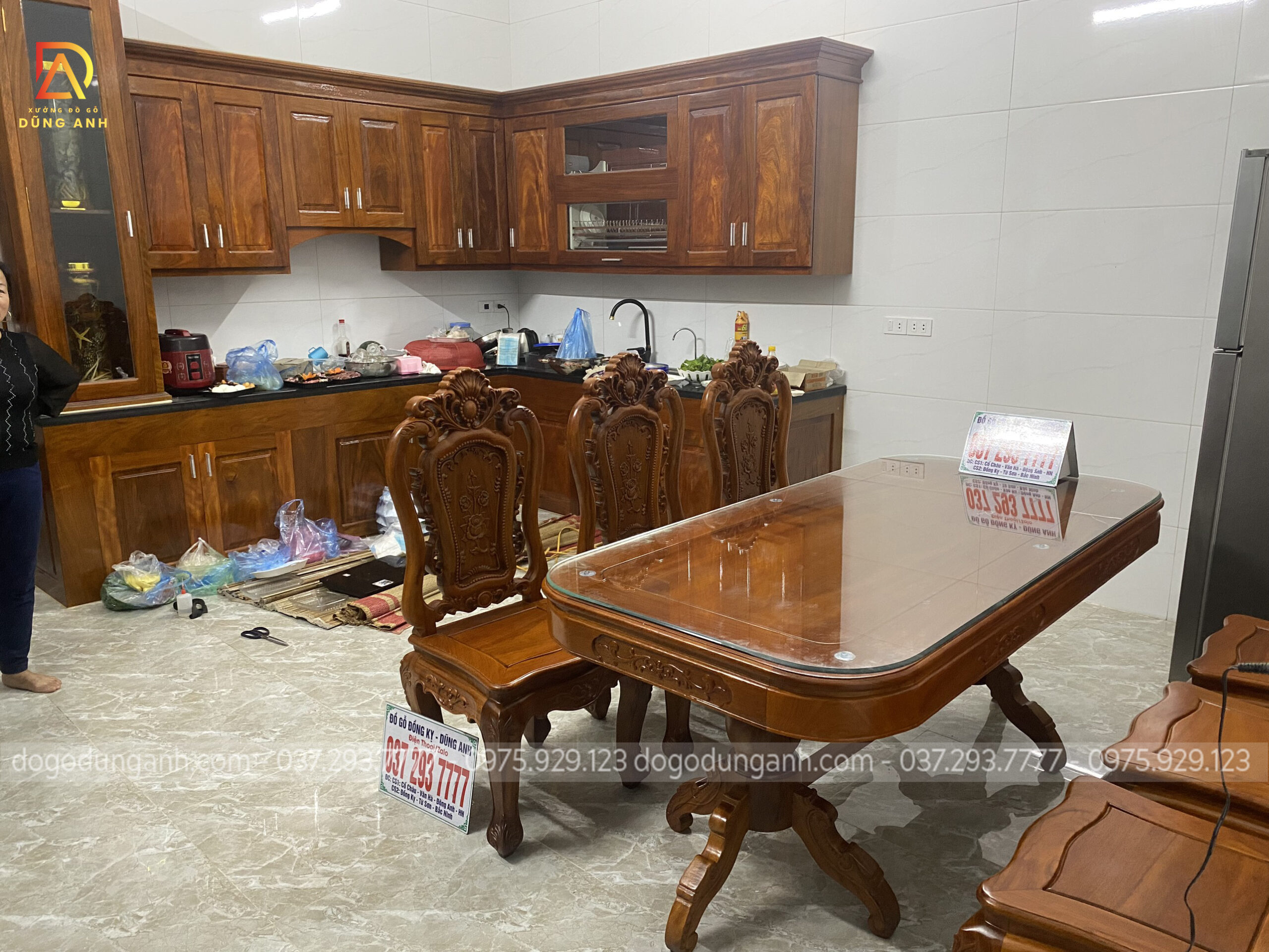 Một góc căn bếp nhà a Hào