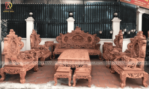 Siêu Phẩm Rồng Đỉnh 12 món gỗ hương Lào vô cùng đẳng cấp!