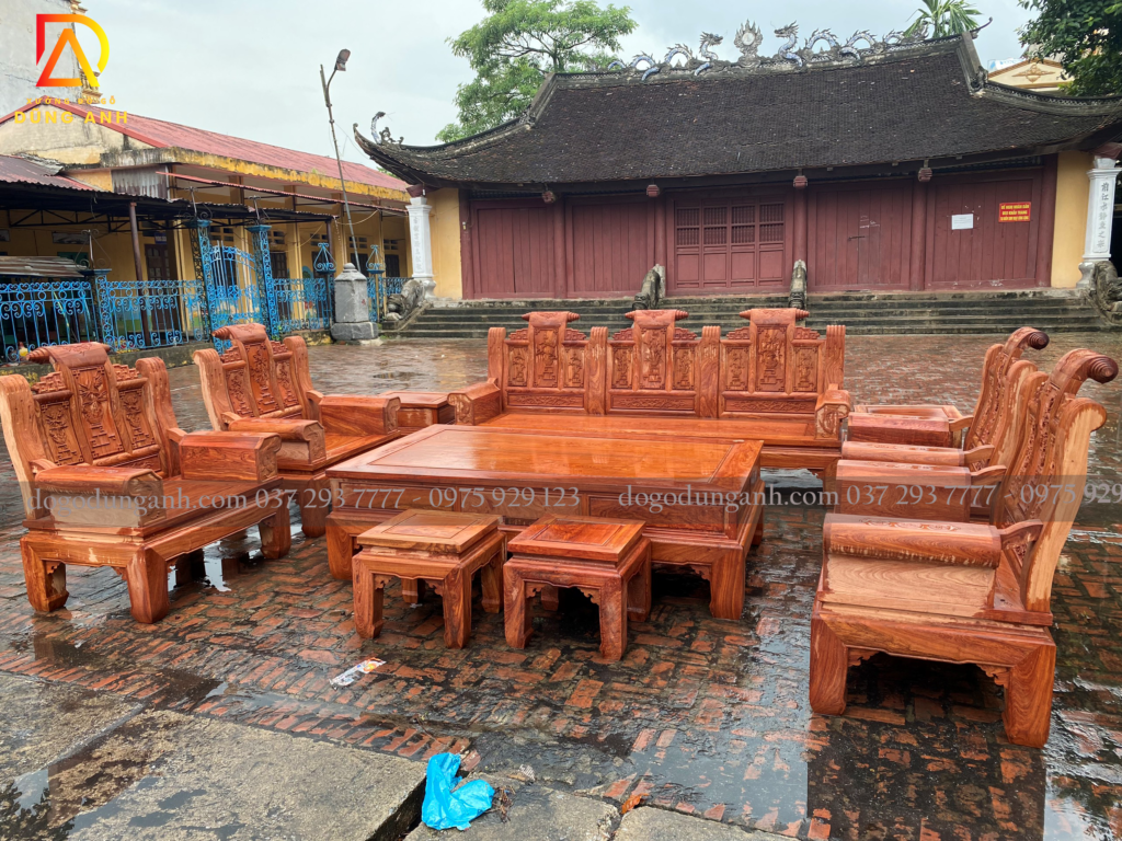 TOP 10 MẪU BÀN GHẾ PHÒNG KHÁCH SANG TRỌNG VÀ ĐẲNG CẤP - Bàn ghế gỗ Dũng Anh