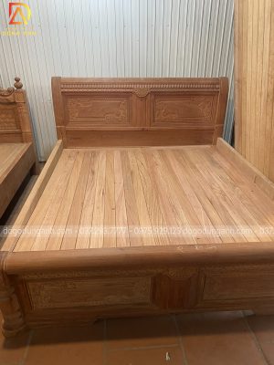 Giường chữ X chất liệu gỗ Gõ Hương Đá vô cùng đẳng cấp cho quý khách