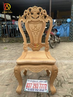 Mẫu ghế Louis Hoa lá Tây kiểu Pháp ( Mặt ghế nong khung 47x50 cm )