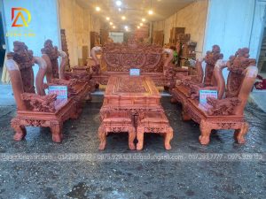 Bộ bàn ghế phòng khách Nghê Thái Tử SIÊU ĐỈNH