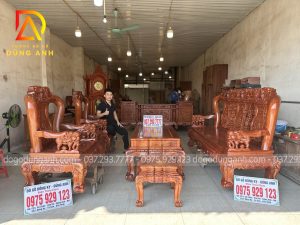 Combo mùa tết Quốc voi (6 món) + Kệ tivi + Đồng hồ cây gỗ Hương Đá