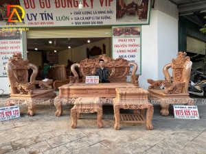Hàng VIP bộ Nghê Bảo Đỉnh chân 16 gỗ Hương Đá 6 món cực sắc net