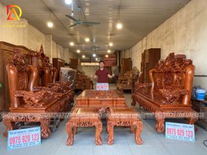 Bộ sản phẩm Nghê Thái Tử 6 món cực đẳng cấp VIP Pro gỗ Hương Đá