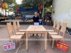 Bản mộc bộ sản phẩm 6 ghế Hiện Đại và bàn Hiện Đại