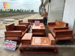 Combo hiện đại bộ sản phẩm sofa zito và kệ kim cương - gỗ Hương Đá
