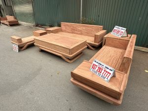 Hàng Siêu Phẩm Sofa zito chân thuyền 5 món - hương đá