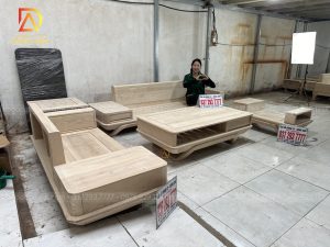 Bàn Zito Chân Thuyền 5 món -Gỗ Sồi Nga