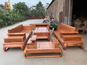 Combo Sản Phẩm Sofa Zito + Kệ Ti Vi hiện đại - Gỗ Hương Đá