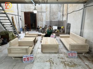 Siêu Phẩm Sofa Zito Đối 6 món - Gỗ Sồi Nga