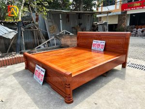 Đồ Gỗ Dũng Anh | Mẫu sản phẩm Giường Tân cổ điển 1m8*2m - gỗ Gõ Đỏ