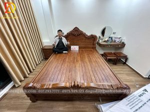 Đồ Gỗ Dũng Anh | Bàn Giao 4 Chiếc Giường - Gỗ Hương Đá - Cho Mạnh Thường Ba Đình ( Hà Nội)