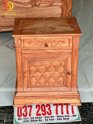 Đồ Gỗ Dũng Anh | Tủ Táp Giường l Mẫu Hoa Hồng l Chất liệu Gỗ Hương Đá