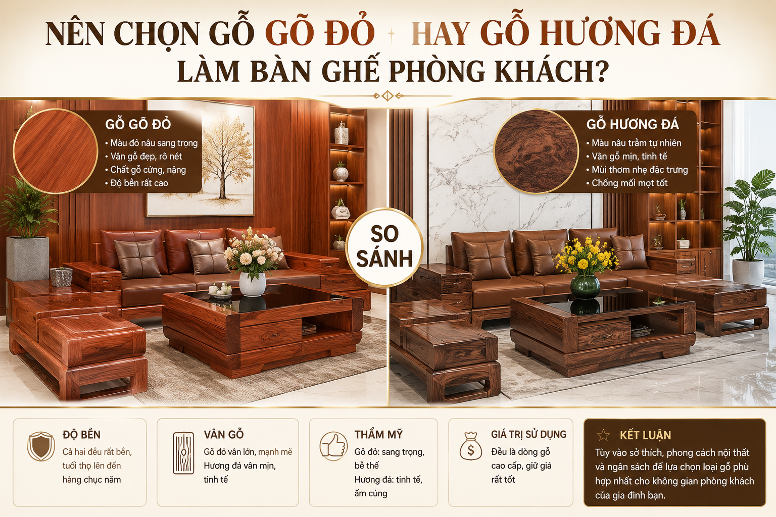 gỗ gõ đỏ hay gỗ hương đá