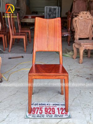 Ghế Ba Tiêu Gỗ Gõ Đỏ – Vẻ Đẹp Hiện Đại Cho Không Gian Sang Trọng